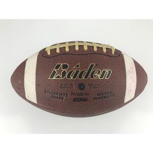 Baden‎ Lexum Collegiate Shape Football FC550-00 Deluxe Composite Leather Sz 9